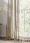 CIRRUS WOVEN SHEER CURTAINS 290 X 250 LINEN