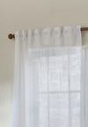 CIRRUS WVN SHEER CURTAIN PANEL SNOW 290 X 250