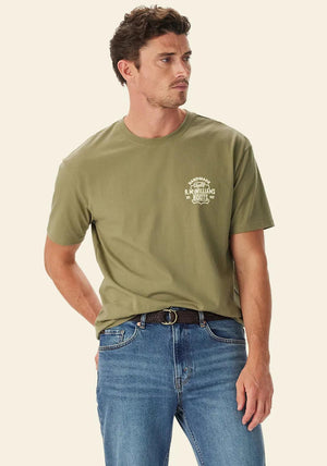 R.M WILLIAMS Boots T-Shirt, Sage Green