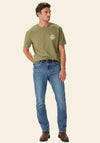 R.M WILLIAMS Boots T-Shirt, Sage Green