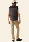R.M WILLIAMS Carnarvon Gilet, Chocolate Brown