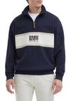 R.M WILLIAMS Classic RMW Quarter Zip Sweatshirt, Navy