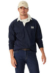R.M WILLIAMS Classic RMW Rugby Shirt, Navy