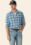 R.M WILLIAMS Flinton Check Shirt, Sky Blue