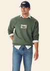 R.M WILLIAMS Heritage Crew Neck Sweatshirt, Green