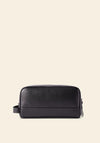 R.M WILLIAMS Leather Washbag, Black