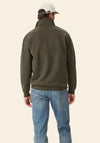 R.M WILLIAMS Mulyungarie Quarter Zip Sweatshirt, Green