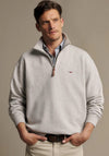 R.M WILLIAMS Mulyungarie Quarter Zip Sweatshirt, Grey Marl