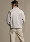 R.M WILLIAMS Mulyungarie Quarter Zip Sweatshirt, Grey Marl