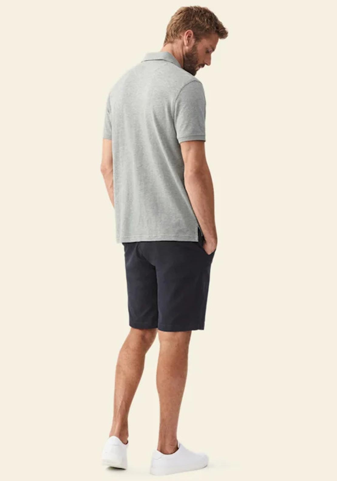 R.M WILLIAMS Rod Polo Shirt, Grey Marl