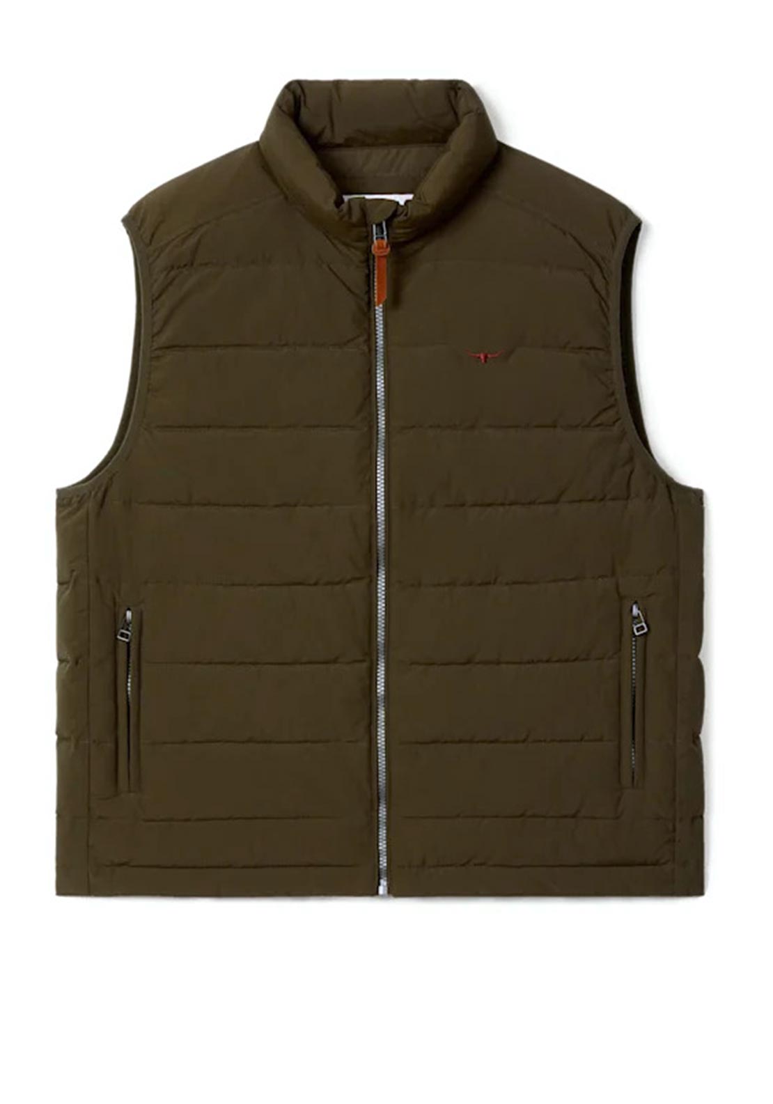 R.M WILLIAMS Rydall Padded Gilet, Olive Green