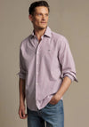 R.M WILLIAMS Sommers Poplin Stripe Shirt, Mid Rust