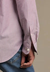 R.M WILLIAMS Sommers Poplin Stripe Shirt, Mid Rust