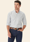 R.M WILLIAMS Stanley Oxford Shirt, Navy