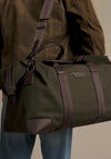 R.M WILLIAMS Barrenjoey Overnight Bag, Dark Khaki