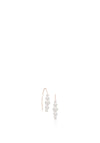Romi Dublin Pearl Drop Earrings, Rose Gold