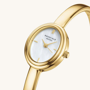 Rosefield Bangle S Watch, Gold