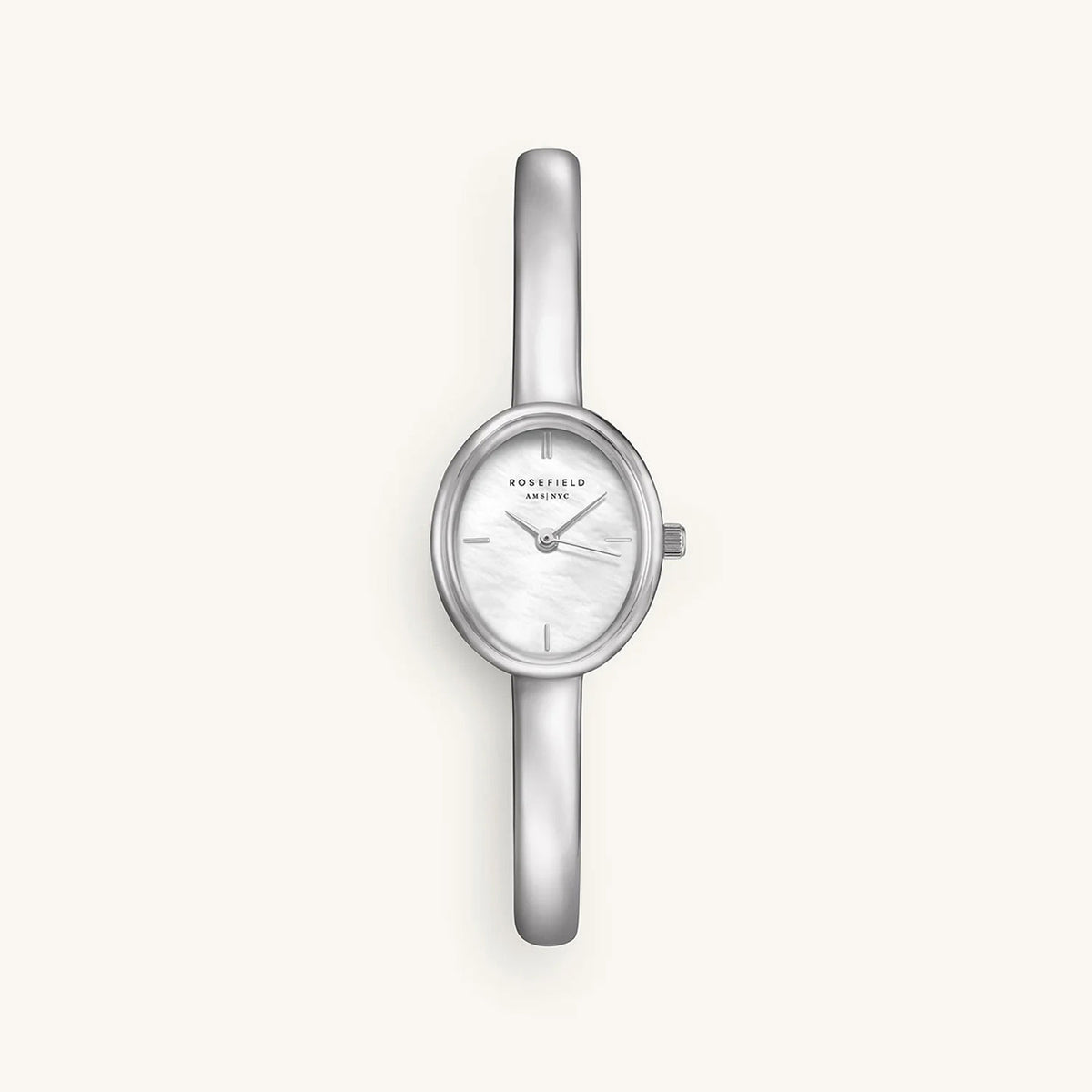 Rosefield Bangle S Watch, Silver