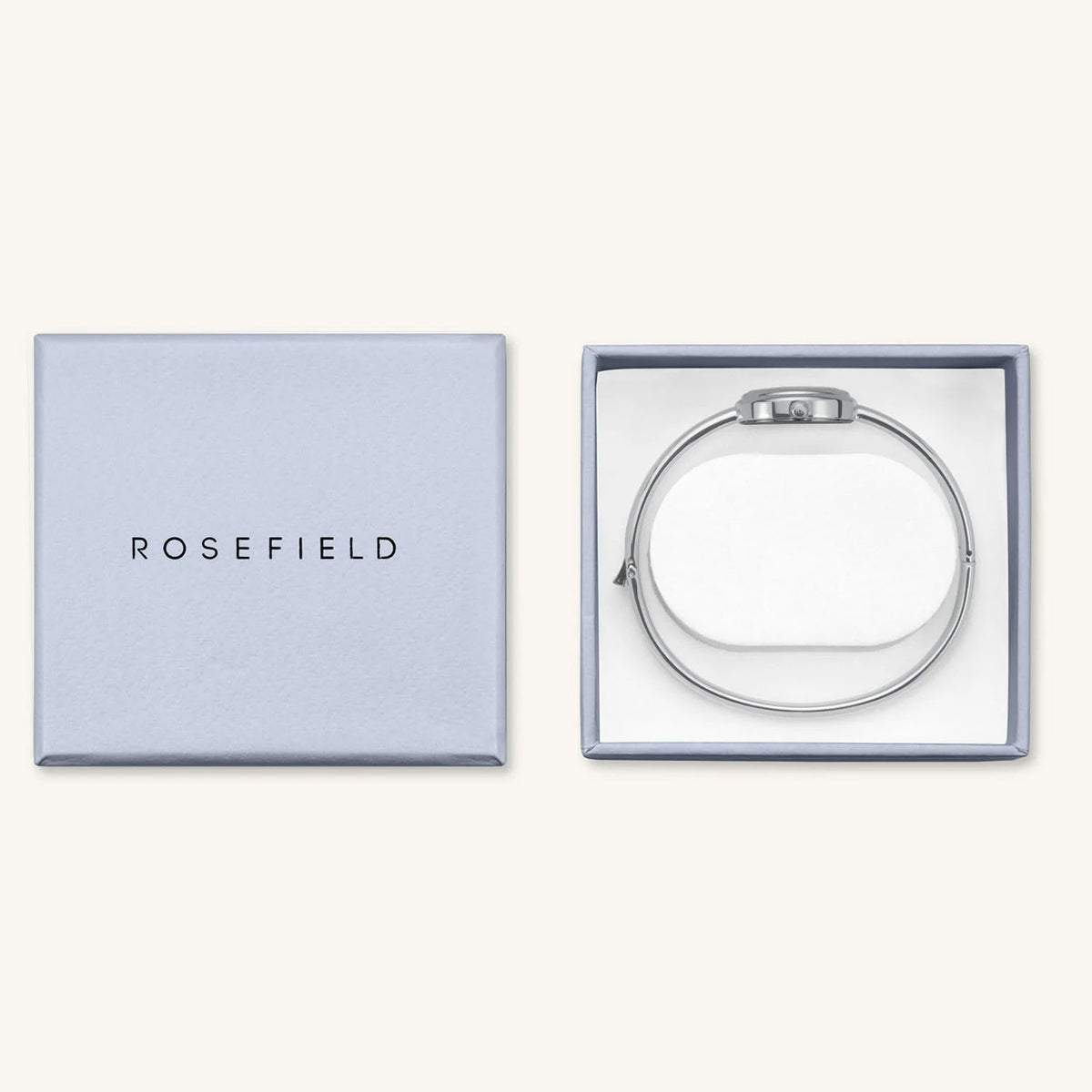 Rosefield Bangle S Watch, Silver