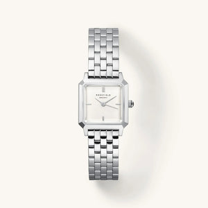 Rosefield Boxelle Watch, Silver