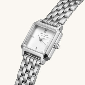 Rosefield Boxelle Watch, Silver