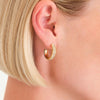 Rosefield Crystal Hoop Earrings, Gold
