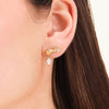 Rosefield Crystal Wave Earrings, Gold