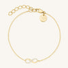 Rosefield Infinity Bracelet, Gold