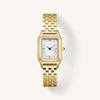 Rosefield Ivy Watch, Gold & White