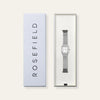 Rosefield Ivy Watch, Silver & White
