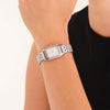 Rosefield Ivy Watch, Silver & White