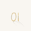Rosefield Large Hoop Earrings, Gold
