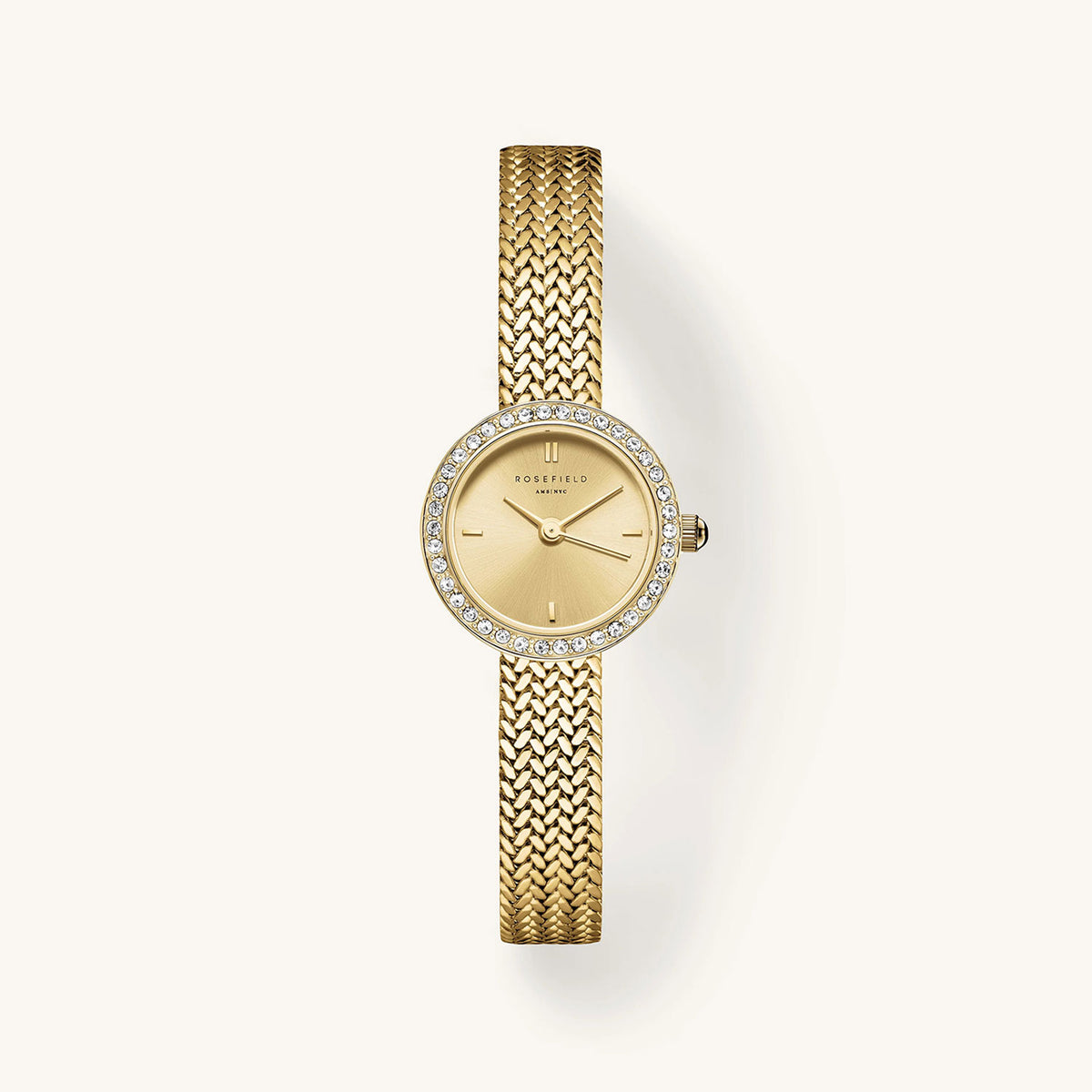 Rosefield Mini Small Edit Watch, Gold