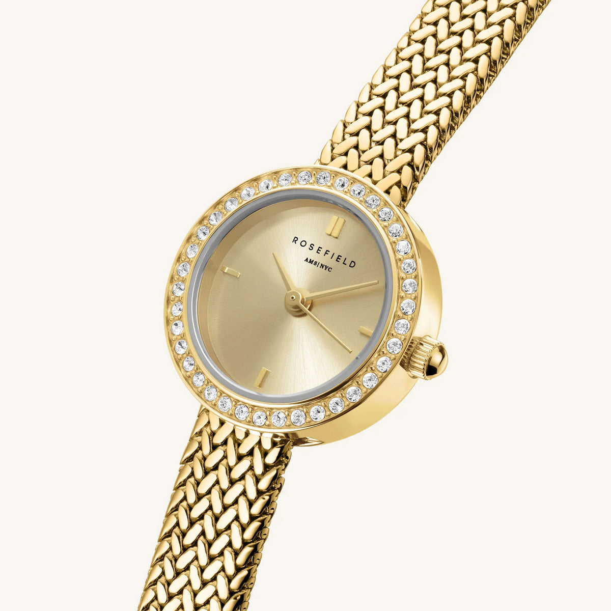 Rosefield Mini Small Edit Watch, Gold