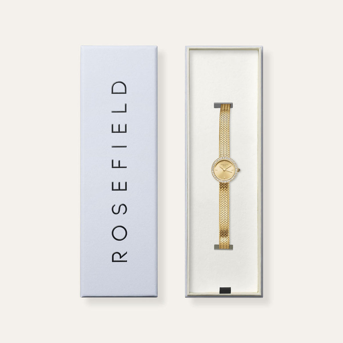 Rosefield Mini Small Edit Watch, Gold