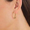 Rosefield Oval Hoop Earrings, Gold
