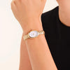 Rosefield Oval Watch, Gold & White