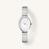 Rosefield Ovale Watch, Silver & White