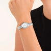 Rosefield Ovale Watch, Silver & White