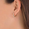 Rosefield Pearl Huggie Earrings, Gold