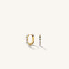Rosefield Pearl Huggie Earrings, Gold