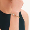Rosefield Pearl Crystal Link Bracelet, Gold