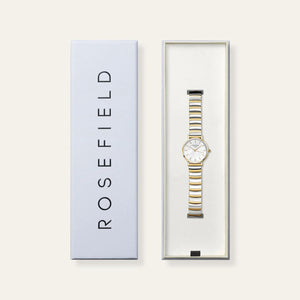 Rosefield Small Edit Watch, Gold & Silver