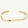 Rosefield Twisted Bangle, Gold