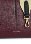 Radley Hillgate Place Leather Crossbody Bag, Dark Cherry