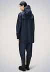 Rains Waterproof Short Raincoat, Navy