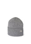 Ralph Lauren Logo Embellished Knit Beanie, Grey
