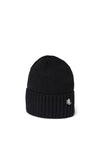 Ralph Lauren Logo Embellished Knit Beanie, Black