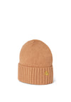 Ralph Lauren Logo Embellished Knit Beanie, Tan