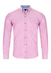 Andre Rhine Long Sleeve Shirt, Berry Pink